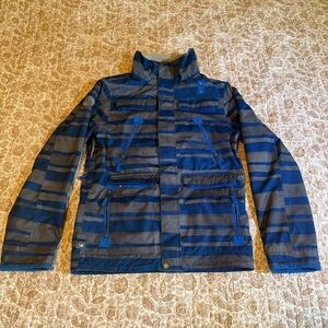 SPECIAL BLEND Men's R1 TRIGGER Jacket - Blu/Gry - medium